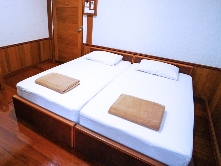 ห้องมาตรฐานเตียงแฝด (Standard Twin Room) ห้องพัก 2 ท่าน